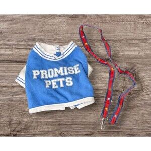 Vintage Build a Bear Dog Promise Pets Coat & Leash